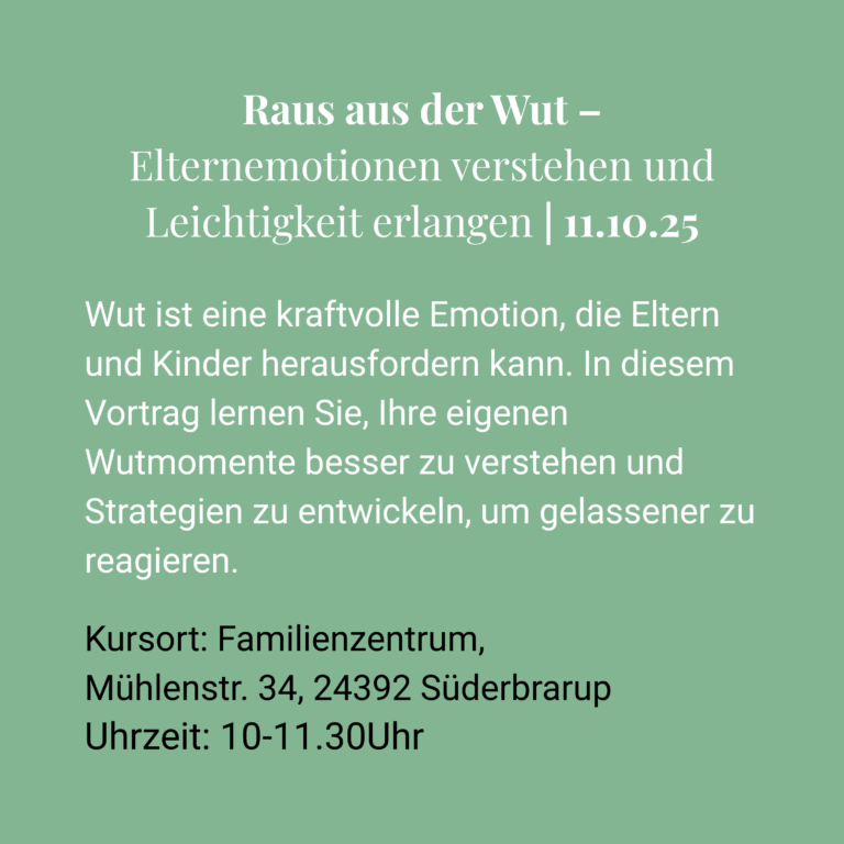 Vortrag im Projekt "Fit für Familie"