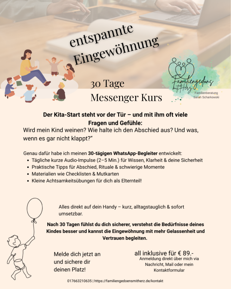 entspannt Eingewöhnen